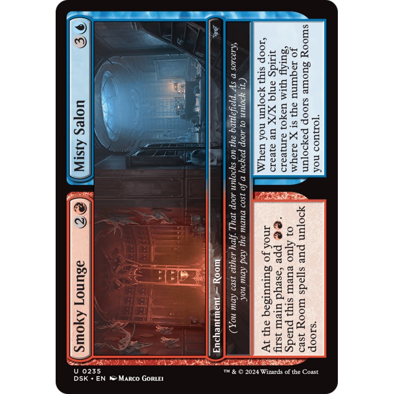 Smoky Lounge // Misty Salon [Duskmourn: House of Horror]