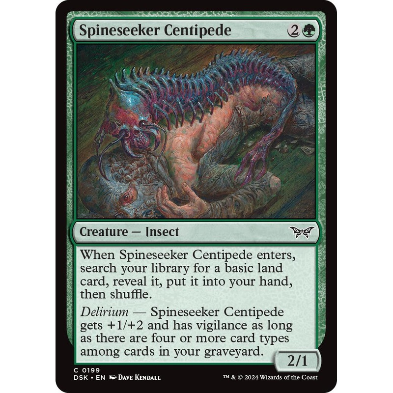 Spineseeker Centipede [Duskmourn: House of Horror]