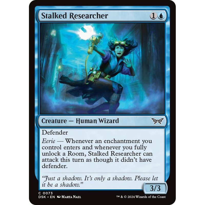 Stalked Researcher [Duskmourn: House of Horror]