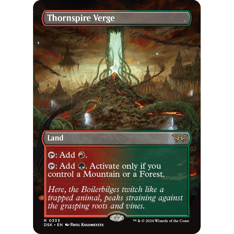 Thornspire Verge (Borderless) [Duskmourn: House of Horror]