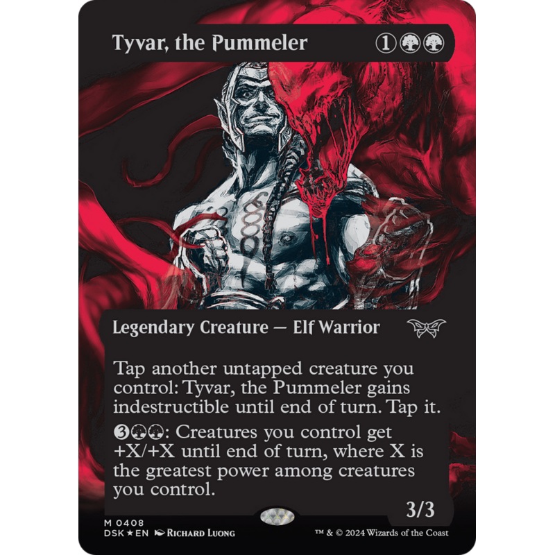 Tyvar, the Pummeler (Showcase) (Textured) [Duskmourn: House of Horror]