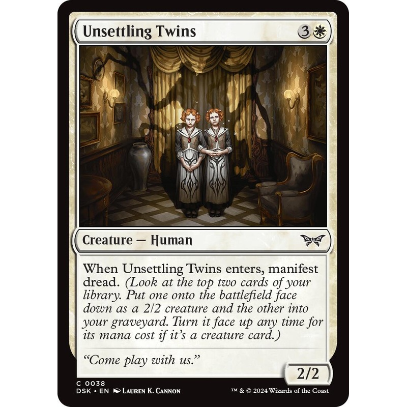 Unsettling Twins [Duskmourn: House of Horror]