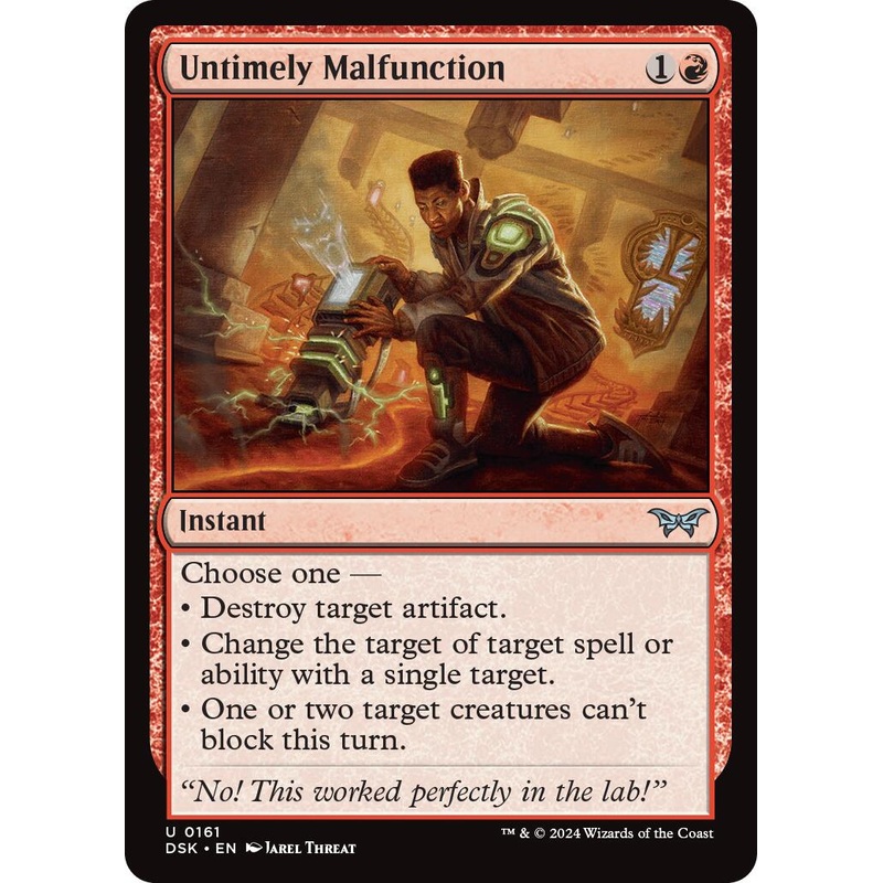 Untimely Malfunction [Duskmourn: House of Horror]
