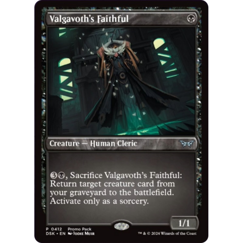 Valgavoth's Faithful (Promo Pack) [Duskmourn: House of Horror Promos]