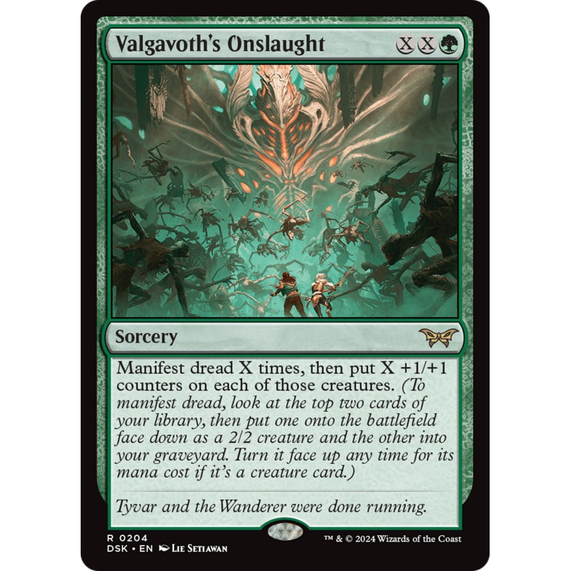 Valgavoth's Onslaught [Duskmourn: House of Horror]