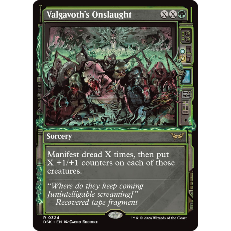 Valgavoth's Onslaught (Showcase) [Duskmourn: House of Horror]