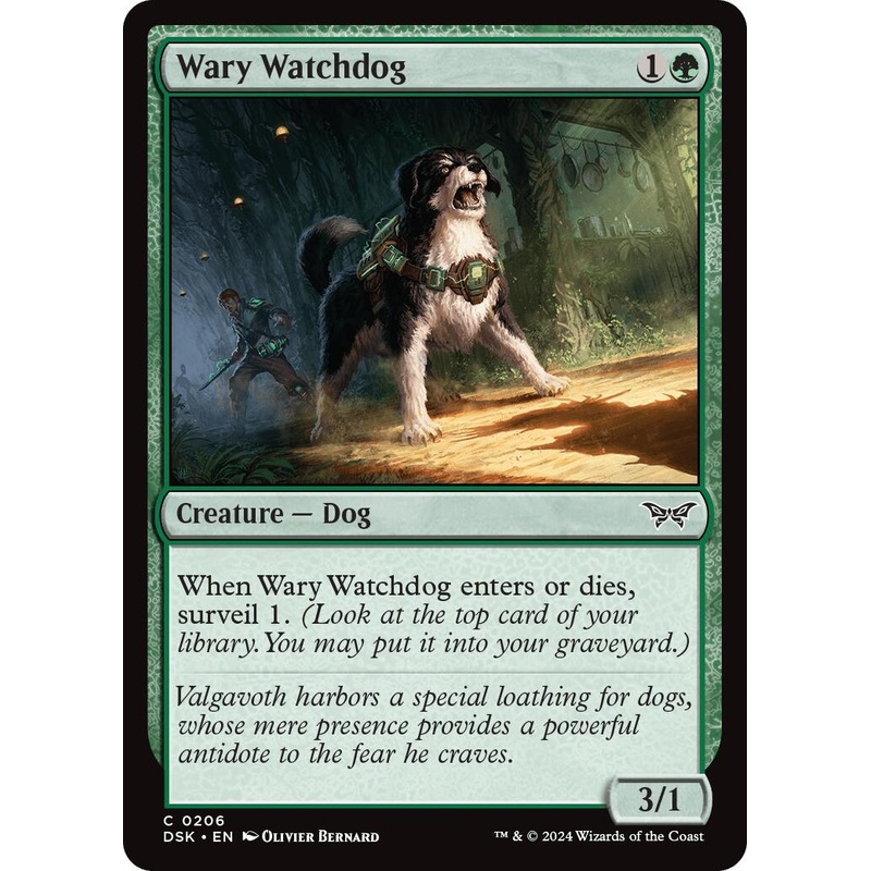 Wary Watchdog [Duskmourn: House of Horror]