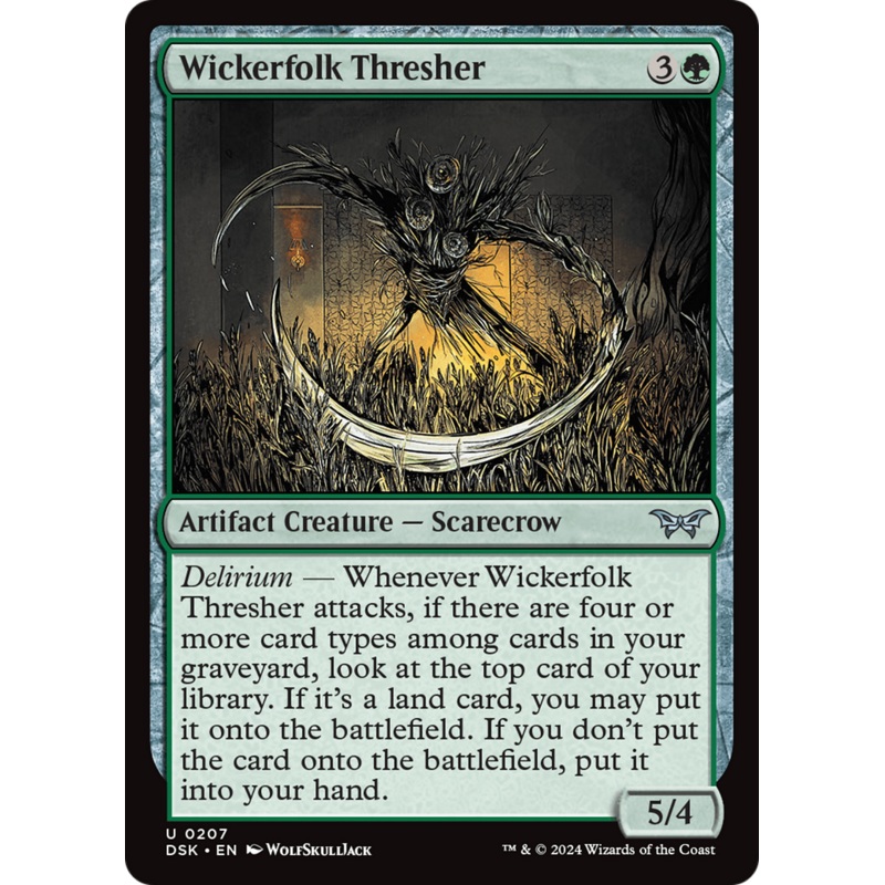 Wickerfolk Thresher [Duskmourn: House of Horror]