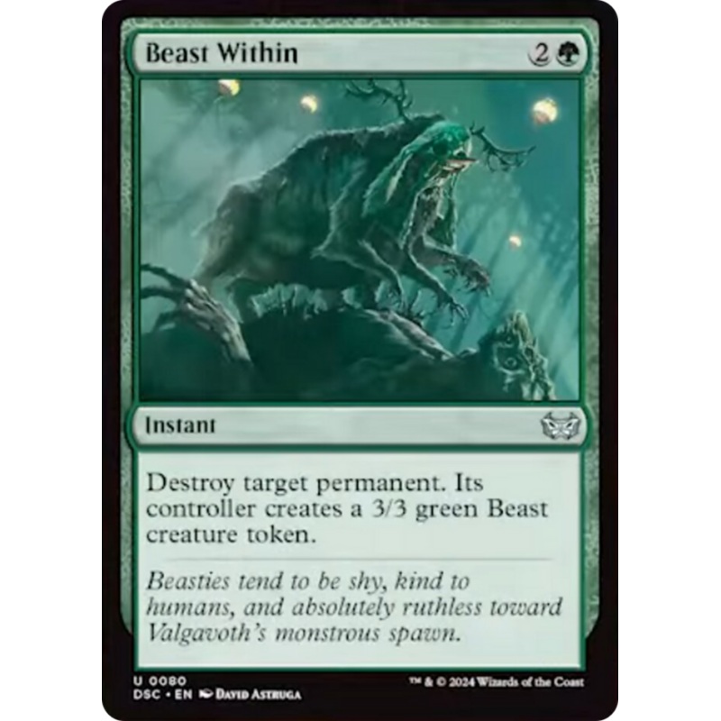 Beast Within [Duskmourn: House of Horror Commander]