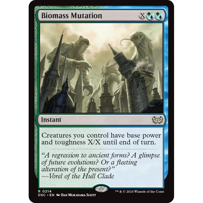 Biomass Mutation [Duskmourn: House of Horror Commander]