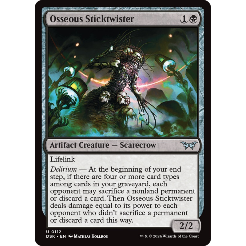 Osseous Sticktwister [Duskmourn: House of Horror]
