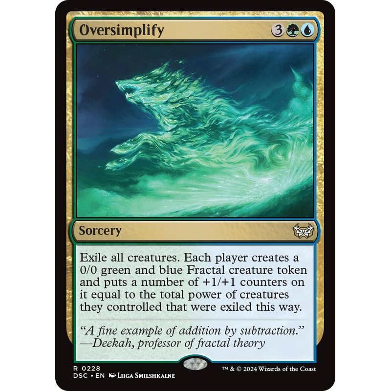 Oversimplify [Duskmourn: House of Horror Commander]