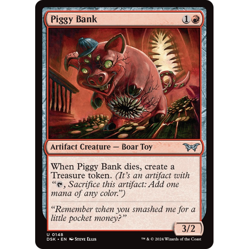 Piggy Bank [Duskmourn: House of Horror]