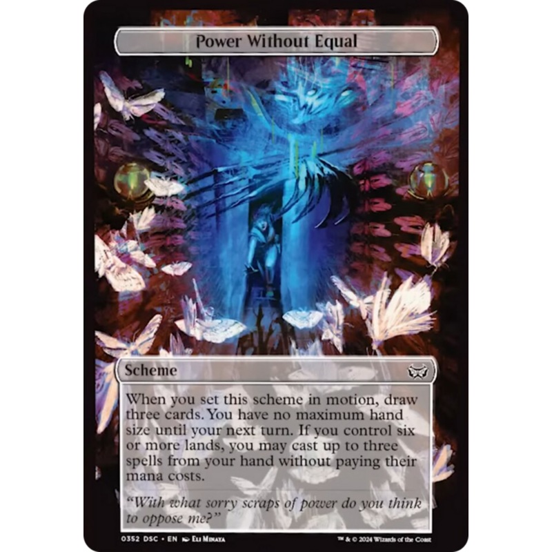 Power Without Equal (Full Art) [Duskmourn: Archenemy]