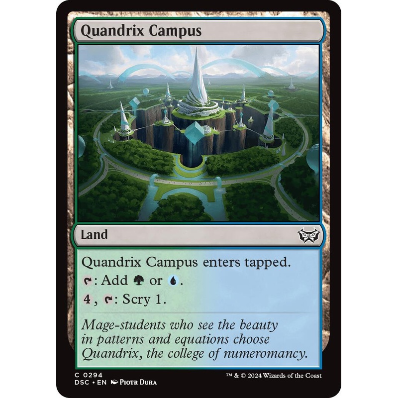 Quandrix Campus [Duskmourn: House of Horror Commander]