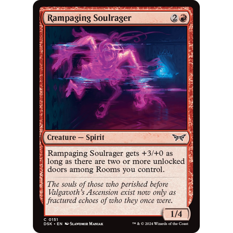 Rampaging Soulrager [Duskmourn: House of Horror]