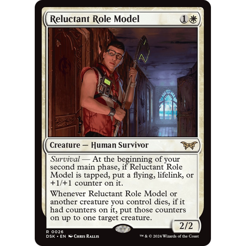 Reluctant Role Model (0026) [Duskmourn: House of Horror]