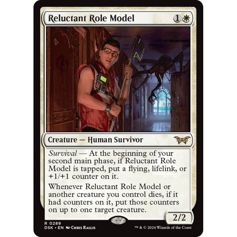 Reluctant Role Model (0289) [Duskmourn: House of Horror]