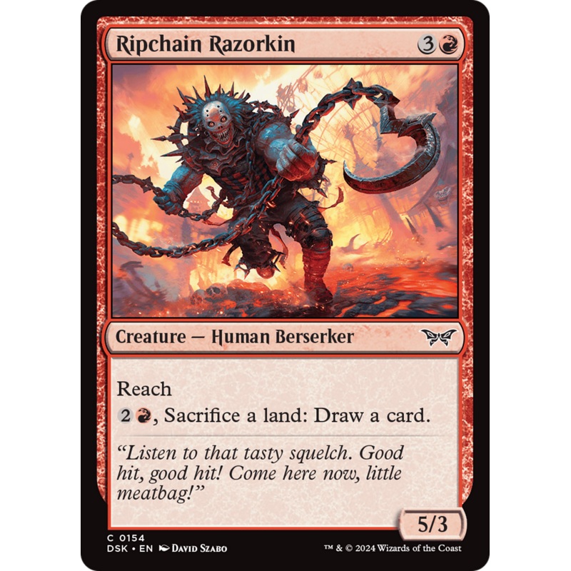 Ripchain Razorkin [Duskmourn: House of Horror]