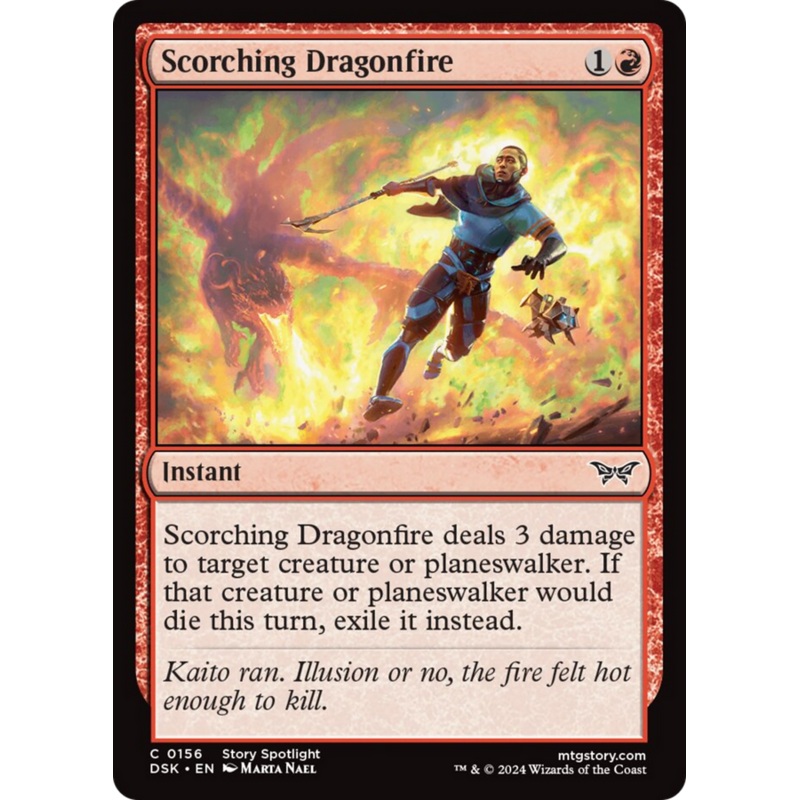 Scorching Dragonfire [Duskmourn: House of Horror]