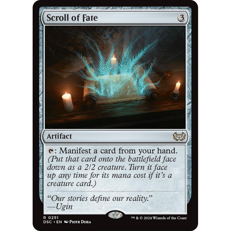 Scroll of Fate [Duskmourn: House of Horror Commander]