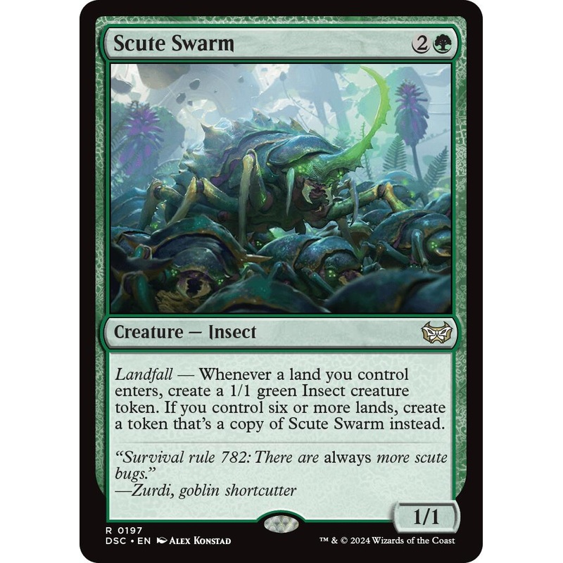 Scute Swarm [Duskmourn: House of Horror Commander]