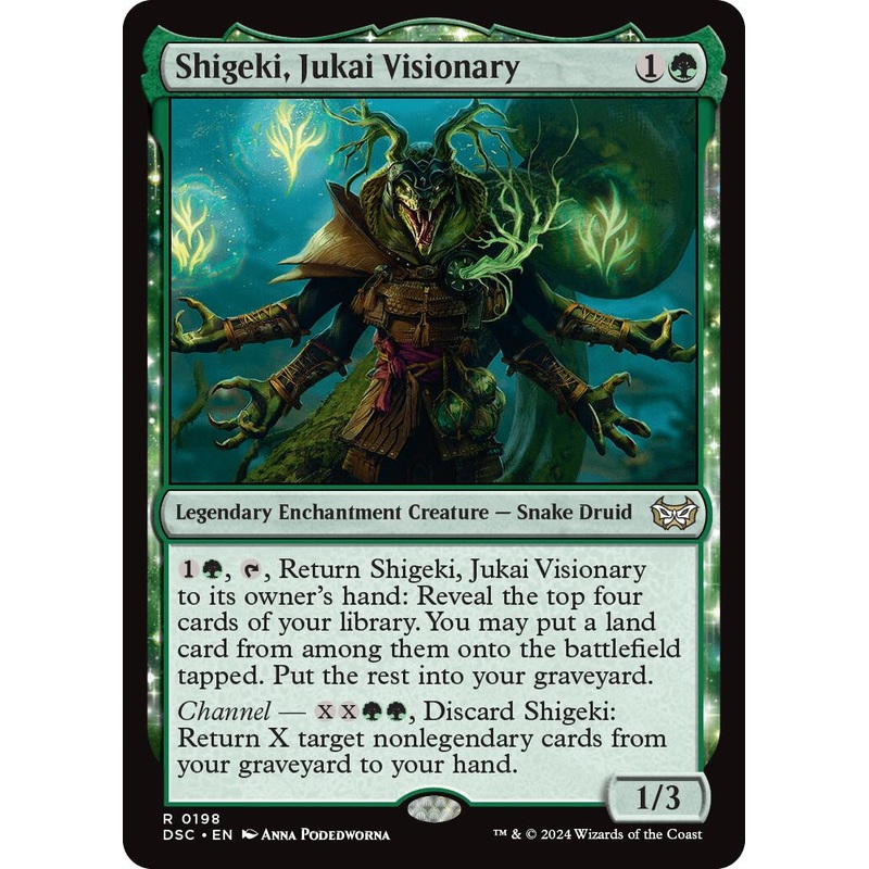 Shigeki, Jukai Visionary [Duskmourn: House of Horror Commander]
