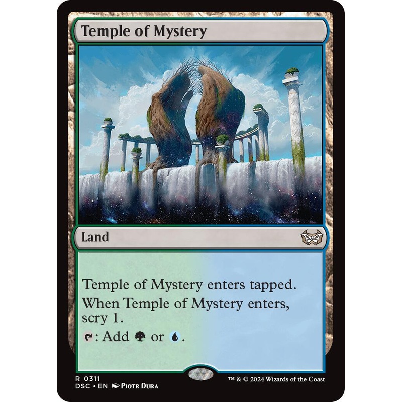 Temple of Mystery [Duskmourn: House of Horror Commander]
