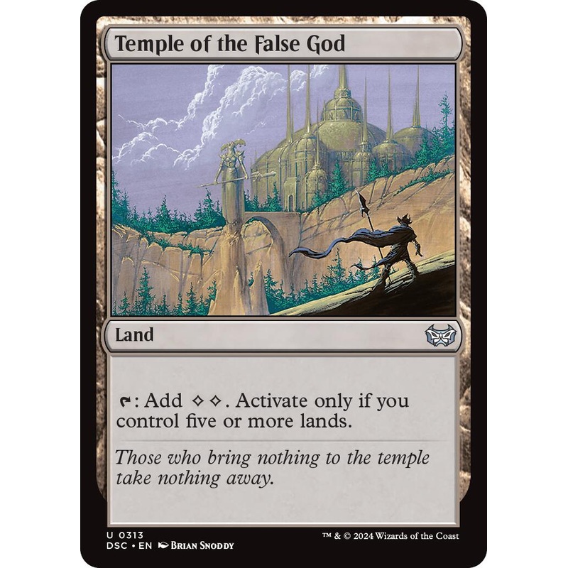 Temple of the False God [Duskmourn: House of Horror Commander]