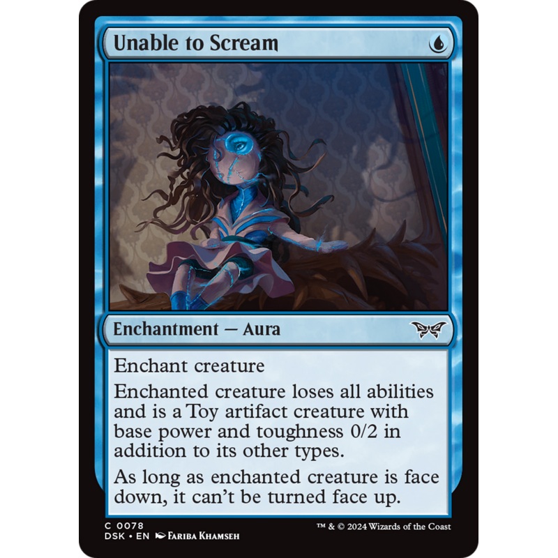 Unable to Scream [Duskmourn: House of Horror]
