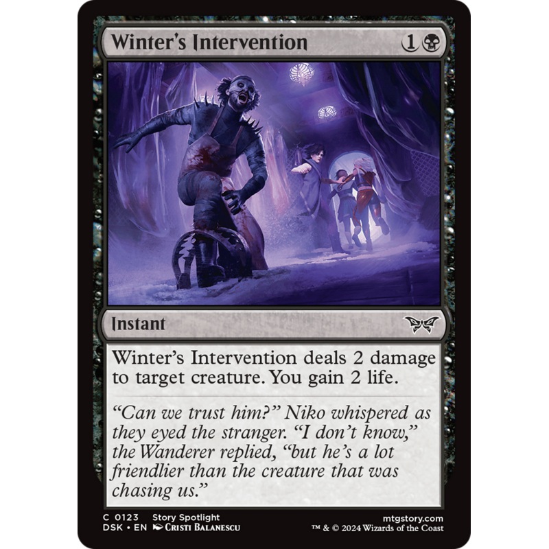 Winter's Intervention [Duskmourn: House of Horror]
