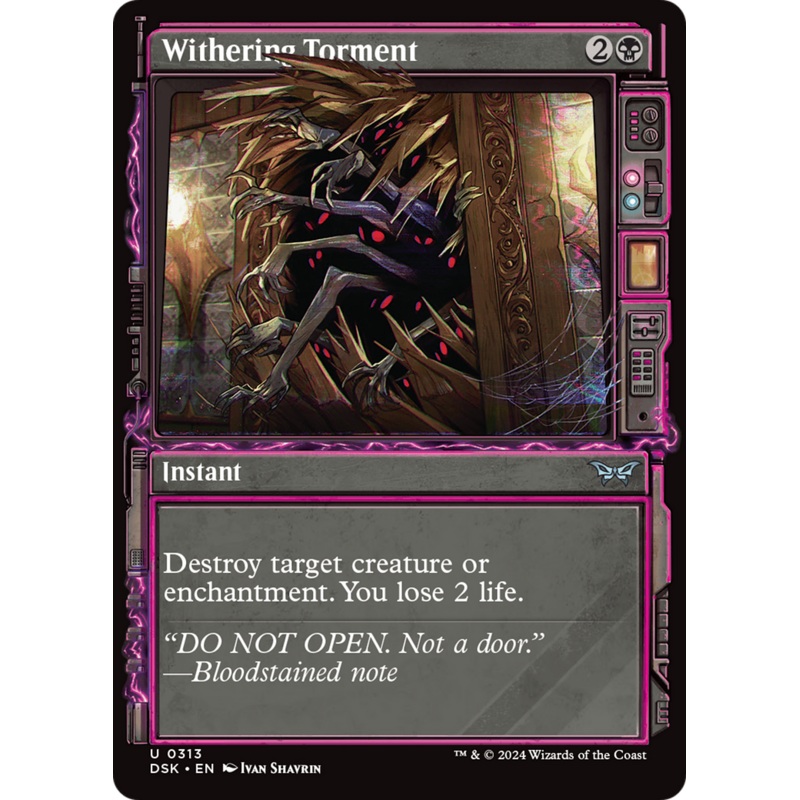Withering Torment (Showcase) [Duskmourn: House of Horror]