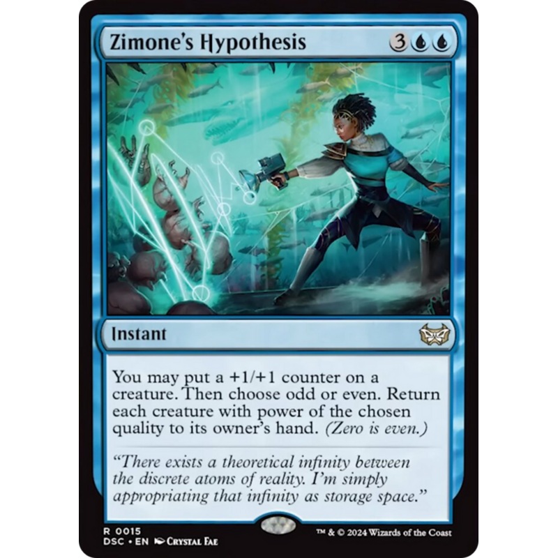 Zimone's Hypothesis (Extended Art) [Duskmourn: House of Horror Commander]