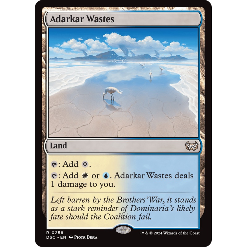 Adarkar Wastes [Duskmourn: House of Horror Commander]