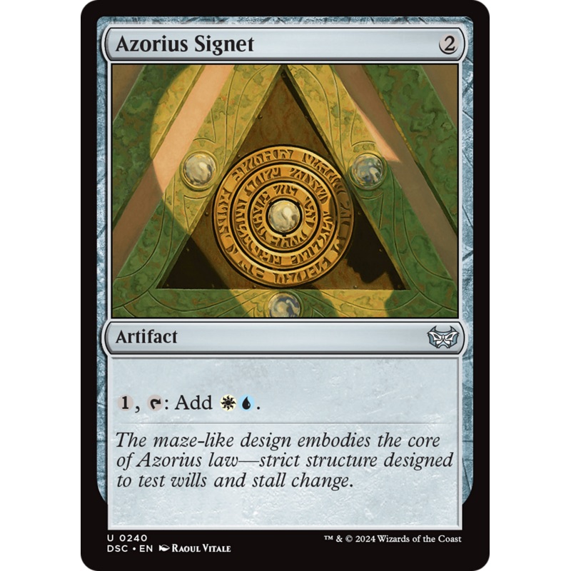 Azorius Signet [Duskmourn: House of Horror Commander]