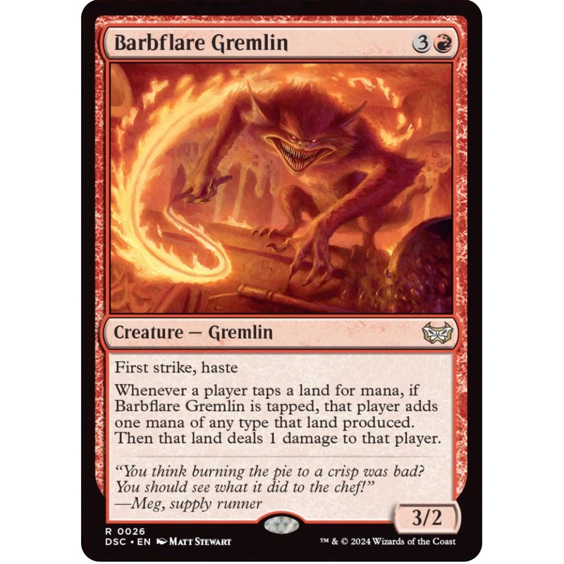 Barbflare Germlin [Duskmourn: House of Horror Commander]