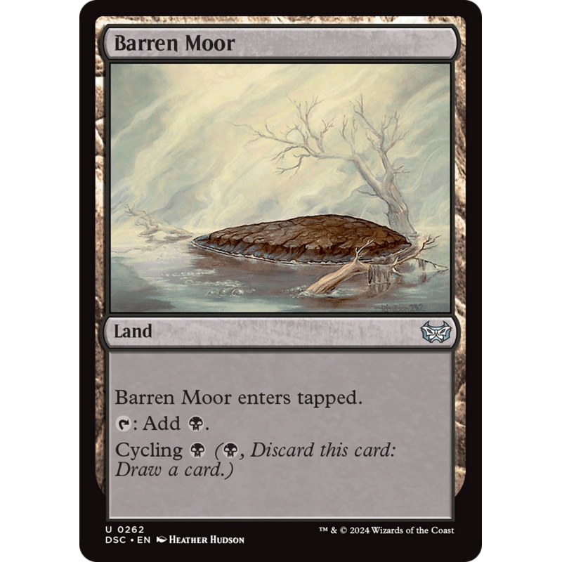 Barren Moor [Duskmourn: House of Horror Commander]