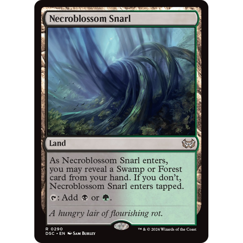 Necroblossom Snarl [Duskmourn: House of Horror Commander]