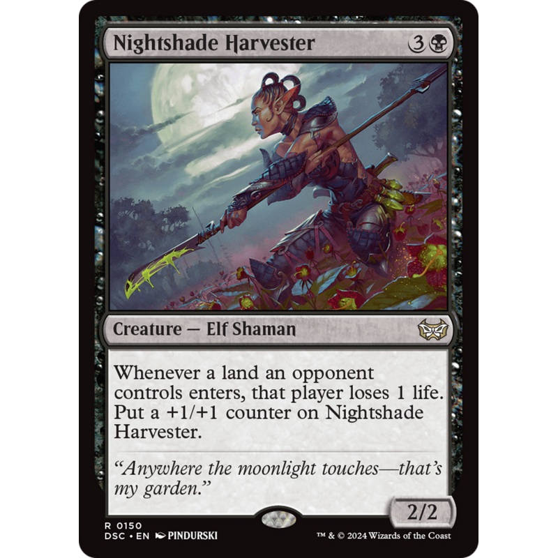 Nightshade Harvester [Duskmourn: House of Horror Commander]