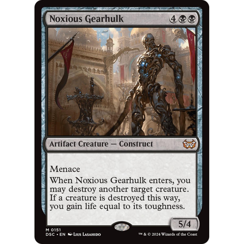 Noxious Gearhulk [Duskmourn: House of Horror Commander]