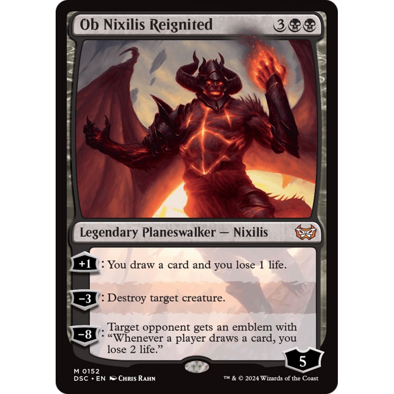 Ob Nixilis Reignited [Duskmourn: House of Horror Commander]