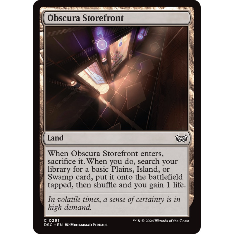 Obscura Storefront [Duskmourn: House of Horror Commander]