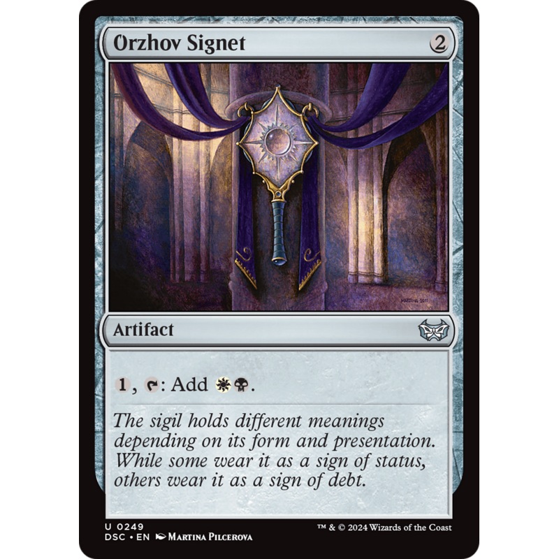 Orzhov Signet [Duskmourn: House of Horror Commander]