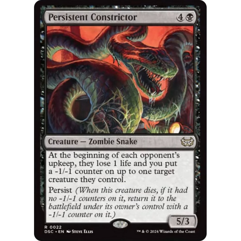 Persistent Constrictor [Duskmourn: House of Horror Commander]