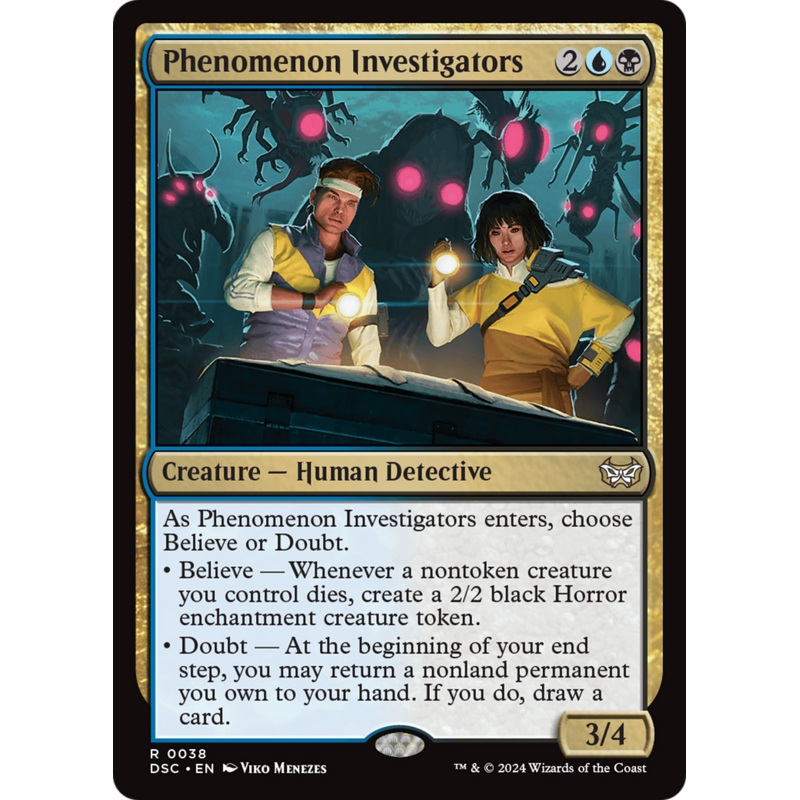 Phenomenon Investigators [Duskmourn: House of Horror Commander]