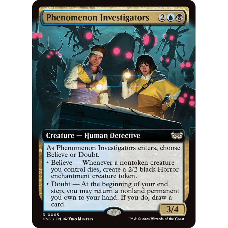 Phenomenon Investigators (Extended Art) [Duskmourn: House of Horror Commander]