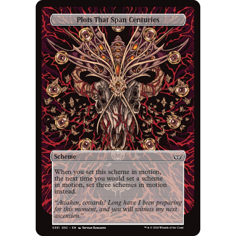 Plots That Span Centuries (Full Art) [Duskmourn: Archenemy]
