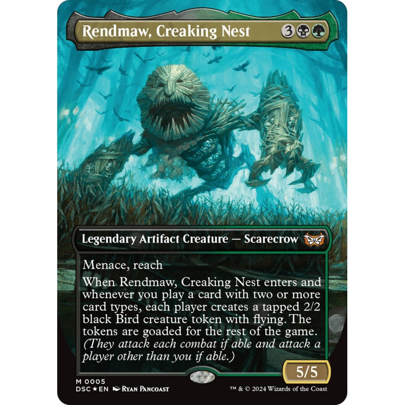 Rendmaw, Creaking Nest (Borderless) [Duskmourn: House of Horror Commander]
