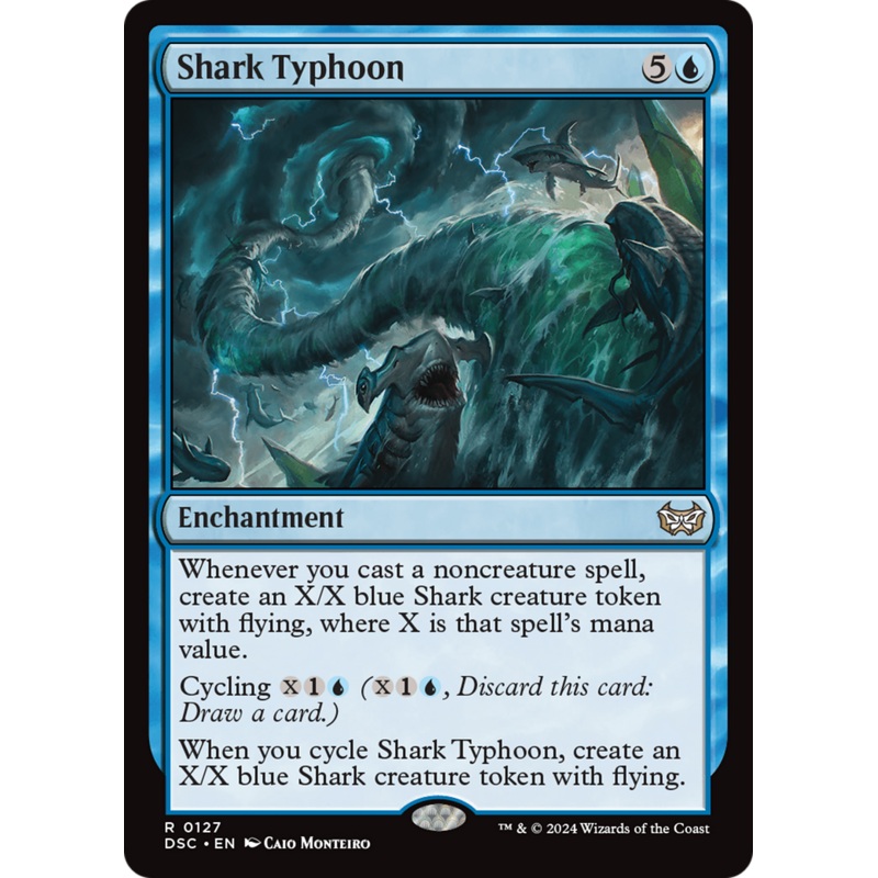 Shark Typhoon [Duskmourn: House of Horror Commander]