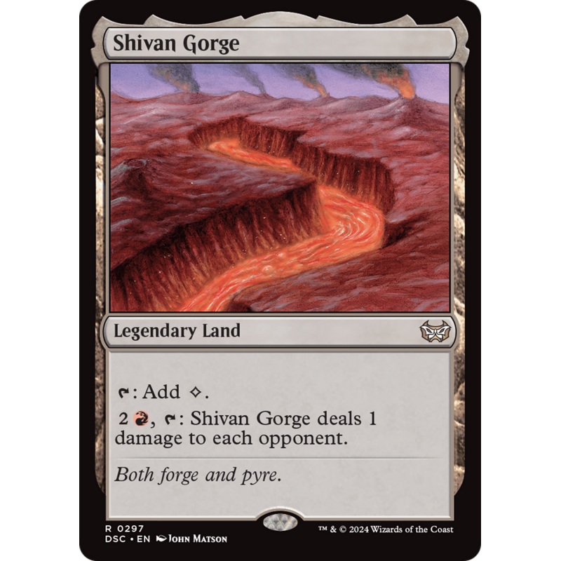 Shivan Gorge [Duskmourn: House of Horror Commander]